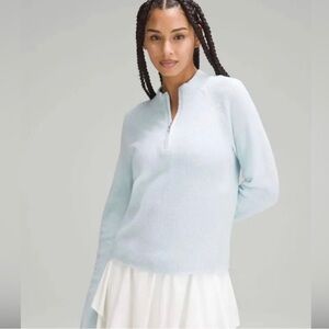 Women’s Lululemon Cotton Blend Half-Zip Sweater!